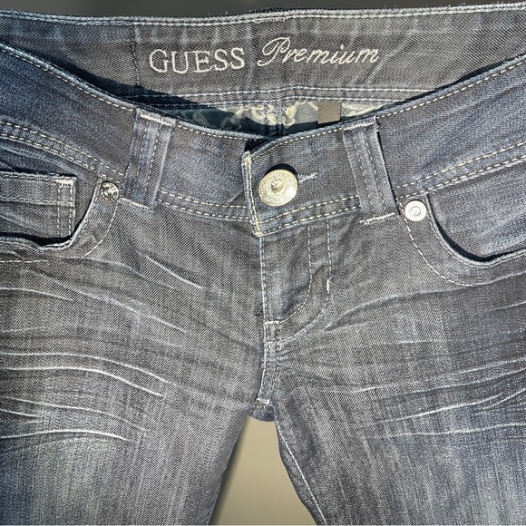 Guess Premium Y2K Low Rise Daredevil Bootcut Jeans - Size 26 - Picture 5 of 8